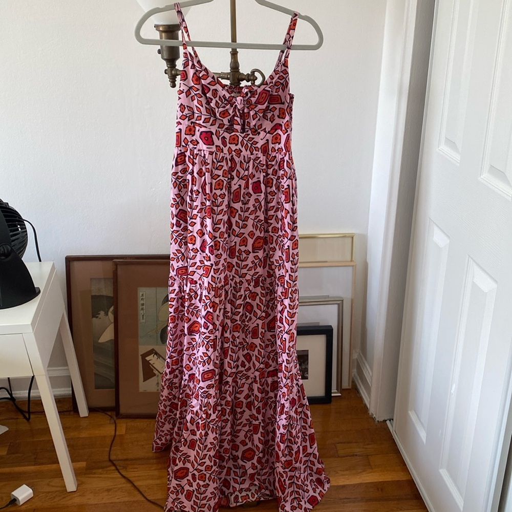 Xirena floral cut out maxi dress size S